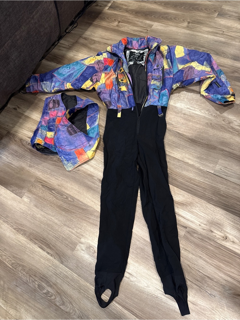 Vintage Ski Suit Nils One Piece Snow Outfit Women’s 12 80’s 90’s